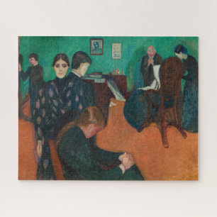 Puzzle Edvard Munch - Muerte en el Sickroom v1