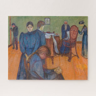 Puzzle Edvard Munch - Muerte en el Sickroom v2