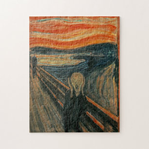 Puzzle Edvard Munch Pintando El Grito (Skrik) 1893