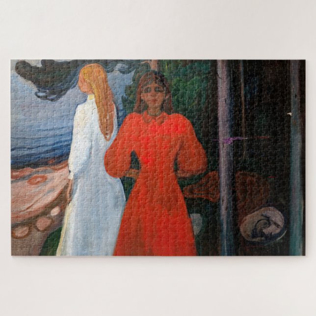 Puzzle Edvard Munch - Rojo y Blanco (Horizontal)