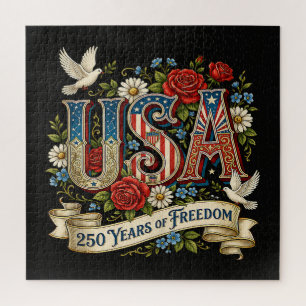 Puzzle EE. UU. América 1776-2026 250 Años Libertad