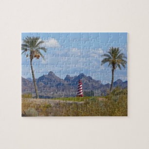 Puzzle EE. UU., Arizona, Lake Havasu City. Faro próximo