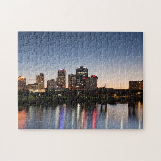 Puzzle EE.UU., Arkansas, Little Rock, City Skyline (Horizontal)