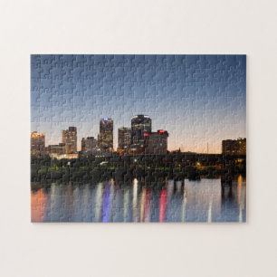 Puzzle EE. UU., Arkansas, Little Rock, paisaje urbano de 