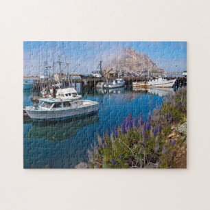 Puzzle EE. UU., California. Barcos atracados en la bahía 