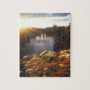 Puzzle EE. UU., California, montañas de Sierra Nevada. At