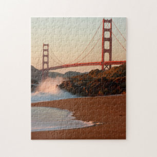 Puzzle EE.UU., California. Vista del puente Golden Gate