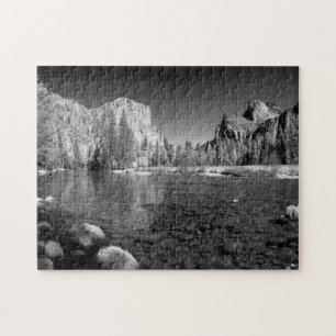 Puzzle EE. UU., California. Vista del valle de Yosemite