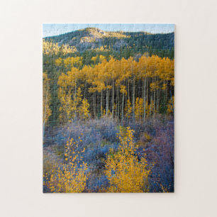 Puzzle EE. UU., Colorado. Amapolas amarillas brillantes e