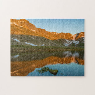 Puzzle EE. UU., Colorado, Mt. Evans. Reflejo del lago Sum