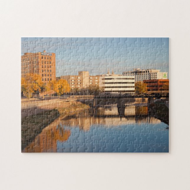Puzzle EE. UU., Dakota del Sur, Sioux Falls, horizonte de (Horizontal)