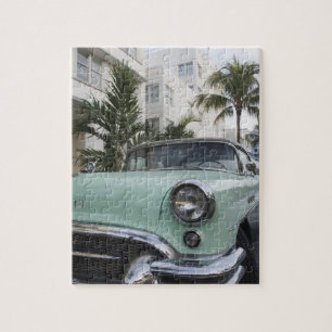 Puzzle EE. UU., Florida, Miami Beach: South Beach, 1956 3