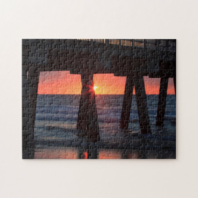 Puzzle EE.UU., Georgia, Isla Tybee, Pier Tybee (Horizontal)