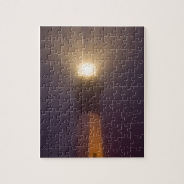 Puzzle EE. UU.; Georgia; Savannah.  Faro de la isla Tybee (Vertical)