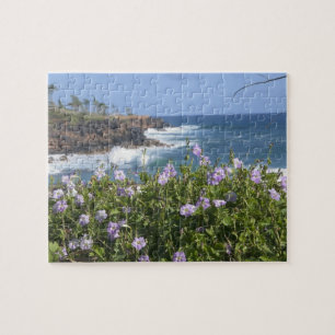Puzzle EE. UU., Hawái, Kauai, cerca de Kapaa, noroeste