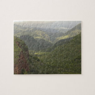 Puzzle EE. UU., Hawái, Kauai, Vista general del cañón. (R
