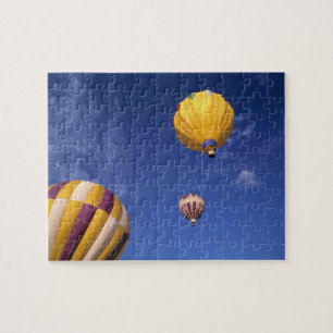 Puzzle EE. UU., Idaho, Valle de Teton. Globos aerostático
