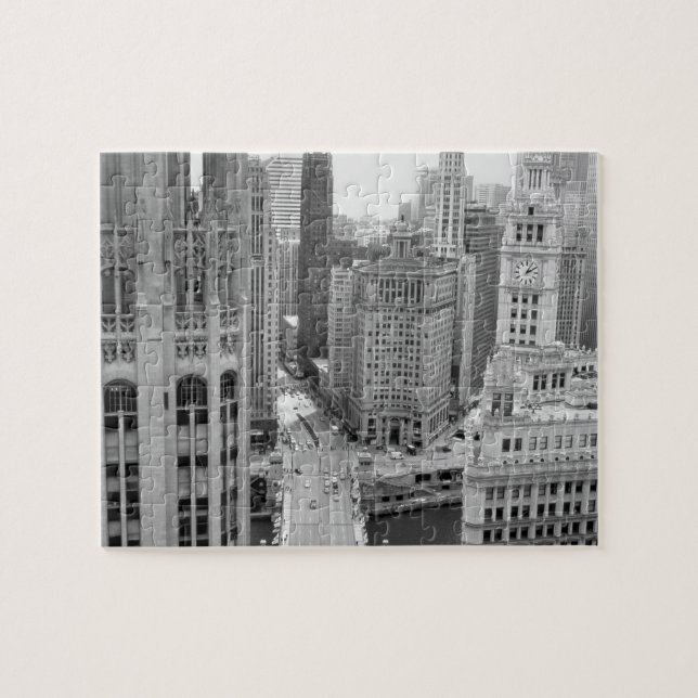Puzzle EE.UU., IL, Chicago, Loop from Hotel (Horizontal)