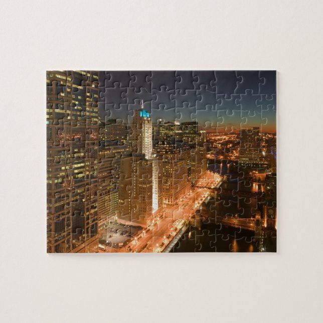Puzzle EE.UU., Illinois, Chicago: El bucle: Edificios (Horizontal)