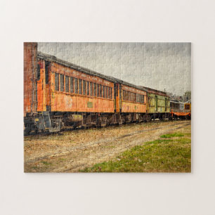 Puzzle EE. UU., Indiana. El Museo del Ferrocarril de Nort