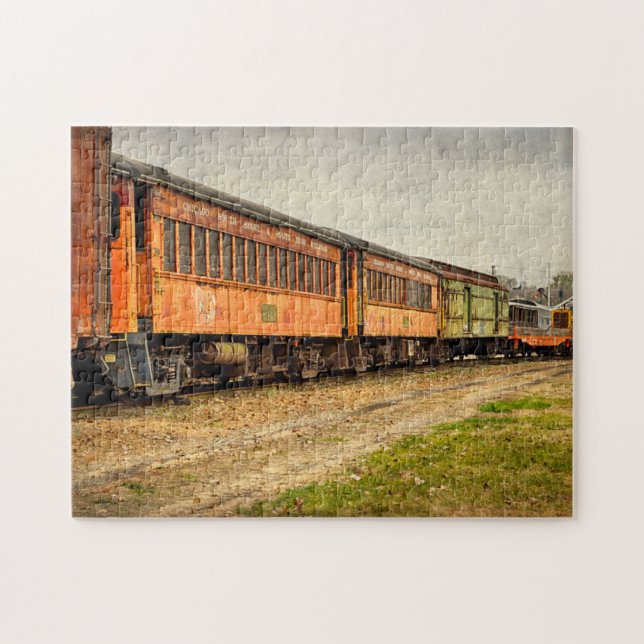 Puzzle EE. UU., Indiana. El Museo del Ferrocarril de Nort (Horizontal)