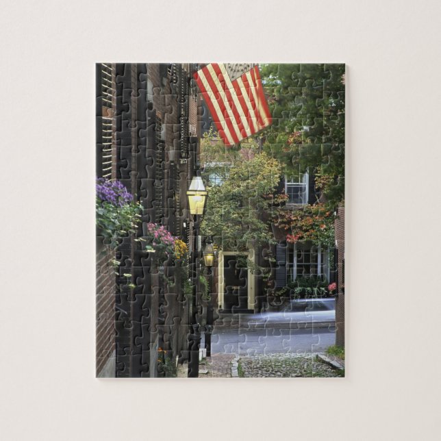 Puzzle EE. UU., Massachusetts, Boston, Beacon Hill. (Vertical)