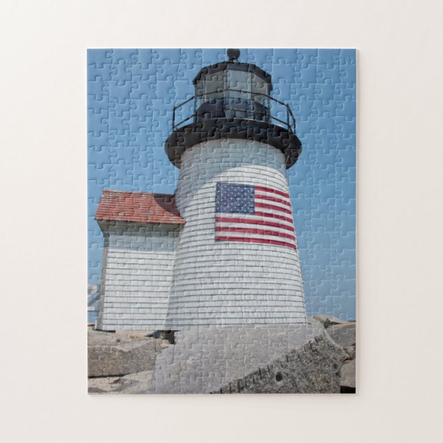 Puzzle EE. UU., Massachusetts, Nantucket. Brant Point (Vertical)