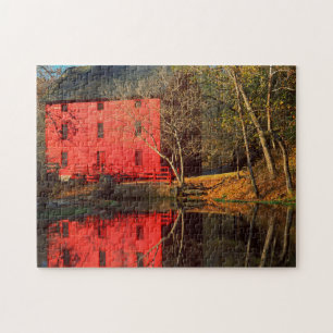 Puzzle EE.UU., Missouri, Alley Mill En Alley Spring Ozark