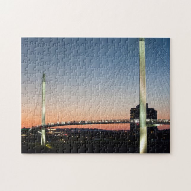 Puzzle EE. UU., Nebraska, Omaha, peatonal Bob Kerrey (Horizontal)