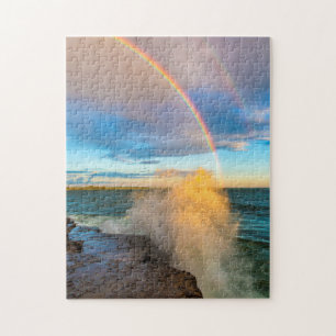 Puzzle EE. UU., Nueva York, Lago Ontario, Punta Clark