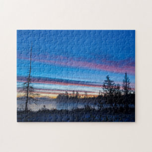 Puzzle EE. UU., Nueva York, montañas Adirondack