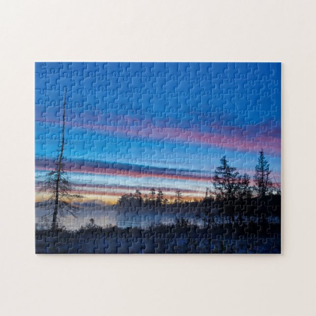 Puzzle EE. UU., Nueva York, montañas Adirondack (Horizontal)