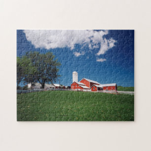 Puzzle EE. UU., Nueva York, Sharon Springs, Granja