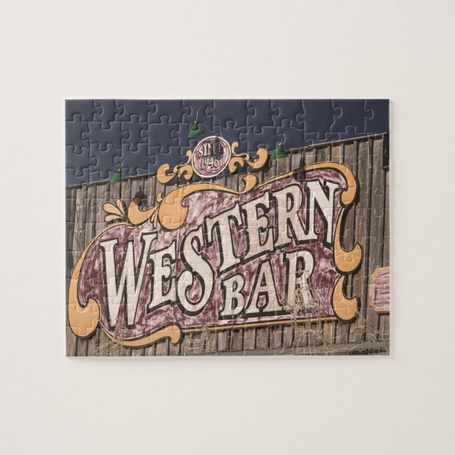 Puzzle EE. UU., Nuevo México, Cloudcroft: Pueblo de Monta (Horizontal)