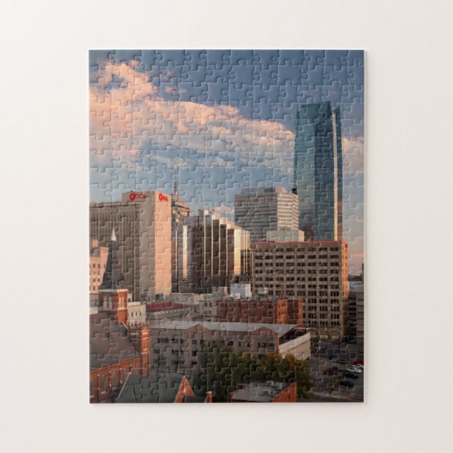 Puzzle EE.UU., Oklahoma, Ciudad de Oklahoma, Ciudad Eleva (Vertical)