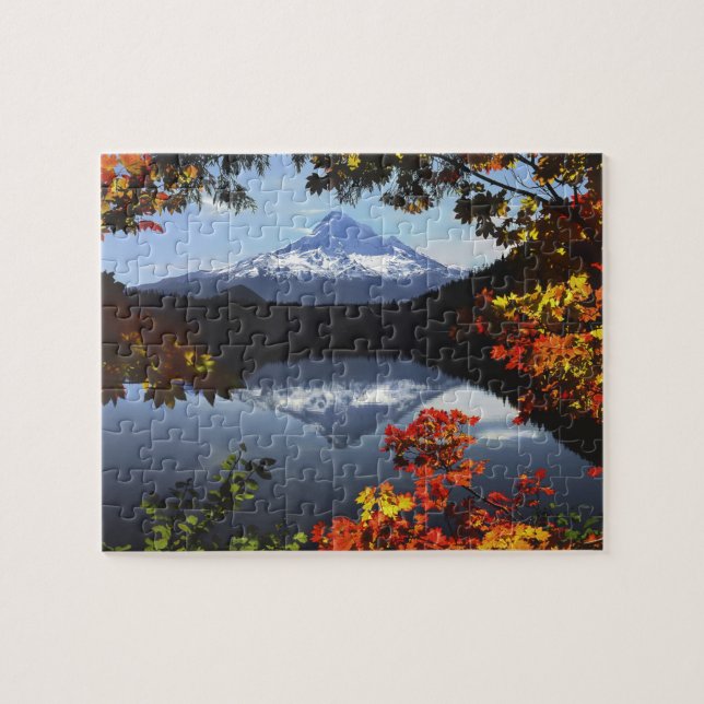 Puzzle EE.UU., Oregón, Bosque Nacional Mt. Hood. (Horizontal)