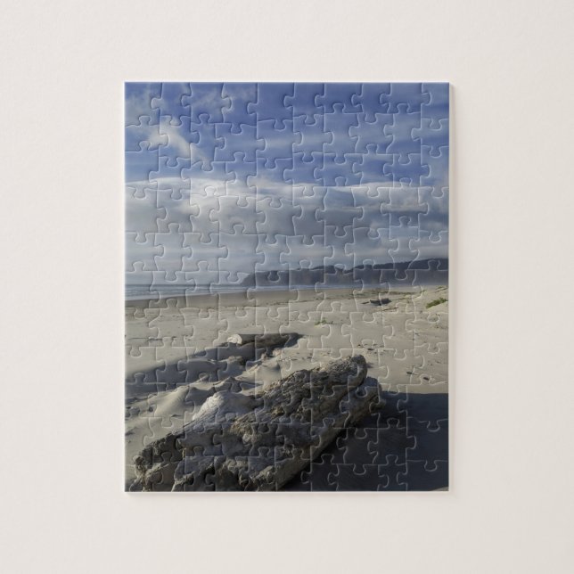 Puzzle EE. UU., Oregón, Dunas de arena y Océano, Pacific  (Vertical)