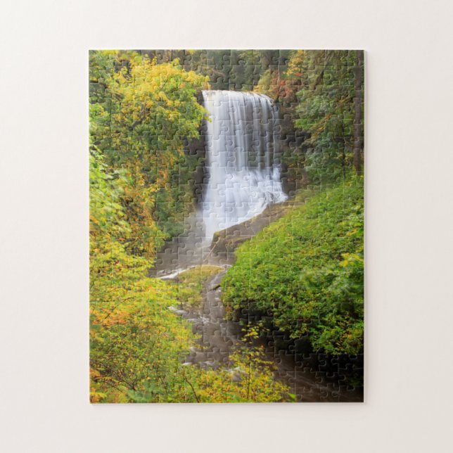 Puzzle EE. UU., Oregón, Parque Estatal Silver Falls 3 (Vertical)
