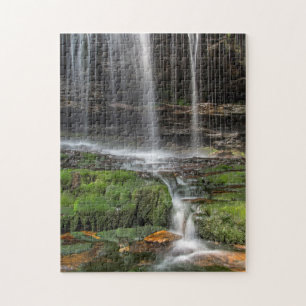 Puzzle EE. UU., Pensilvania, Benton. Delicada Cascada
