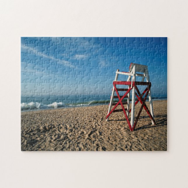 Puzzle EE. UU., Rhode Island, Charleston Beach, Frente a  (Horizontal)