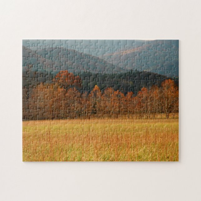 Puzzle EE.UU., Tennessee. Cades Cove En La Montaña Humean (Horizontal)