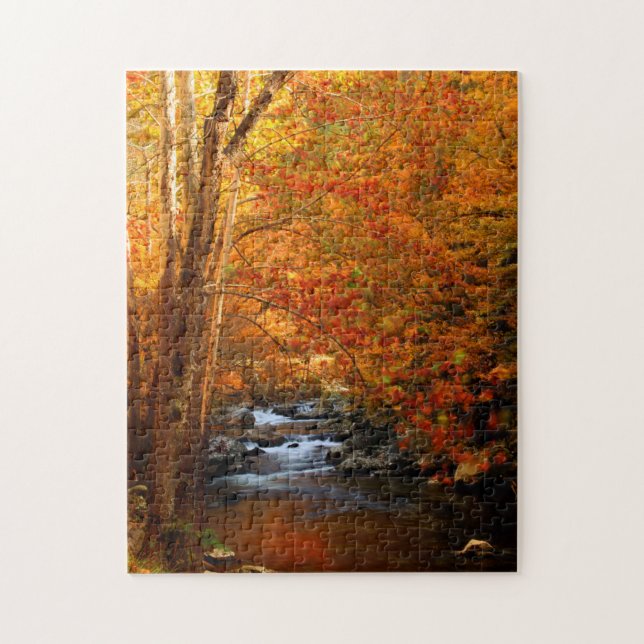 Puzzle EE.UU., Tennessee. Creek de montaña rusa 2 (Vertical)