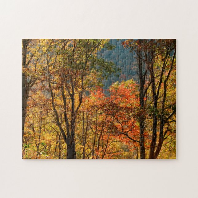 Puzzle EE. UU., Tennessee. Follaje de otoño (Horizontal)