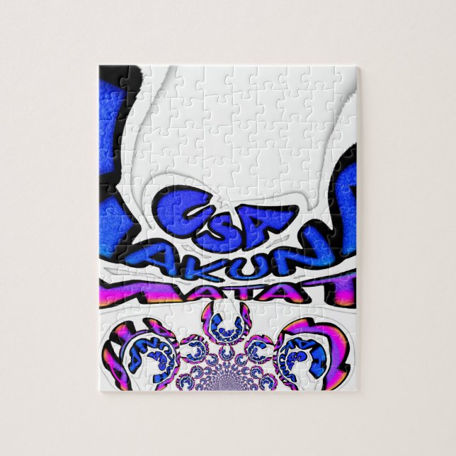 Puzzle EE.UU. Un hermoso y asombroso diseño de citas de t (Vertical)