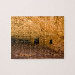 Puzzle EE. UU., Utah, Cedar Mesa, Mule Canyon. Arenisca