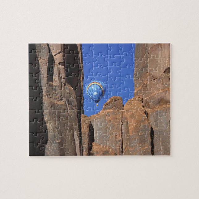 Puzzle EE.UU., Utah, Monument Valley. Un arcoiris calient (Horizontal)