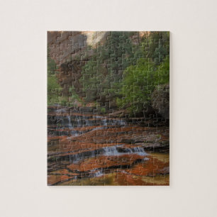Puzzle EE. UU., Utah, Parque Nacional Zion. Escénico desd