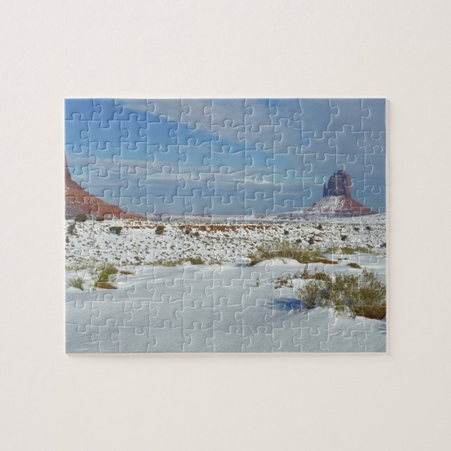 Puzzle EE. UU., Utah, Valle de los Monumentos. Salvia mue (Horizontal)
