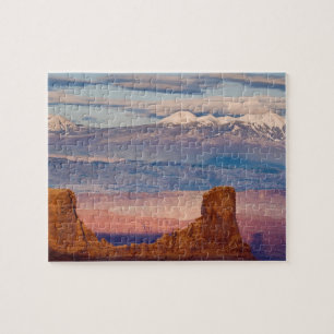 Puzzle EE. UU., Utah. Vista panorámica de las montañas La
