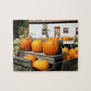 Puzzle EE.UU., Vermont.Calabazas